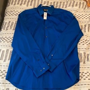 NWT Express men’s long sleeve button down dress shirt